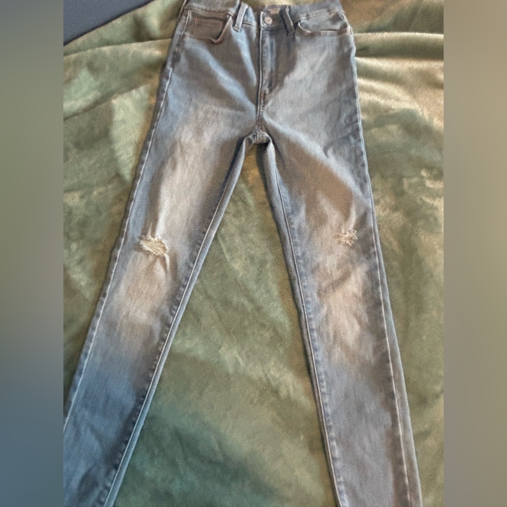 2 pair Girls Old Navy Rock Star jeggings. Size 12 adjustable waist. - Picture 5 of 14